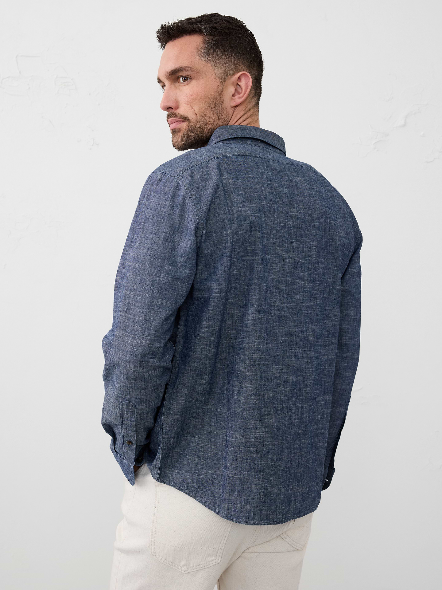Image number 2 showing, Slim-Fit Softwash Cotton Shirt