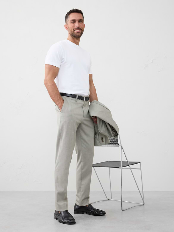 Sharkskin Suit Trouser