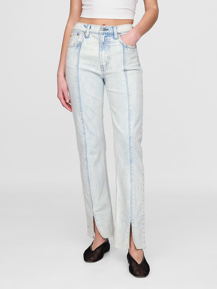 Image number 2 showing, High Rise ’90s Slim Straight Jeans