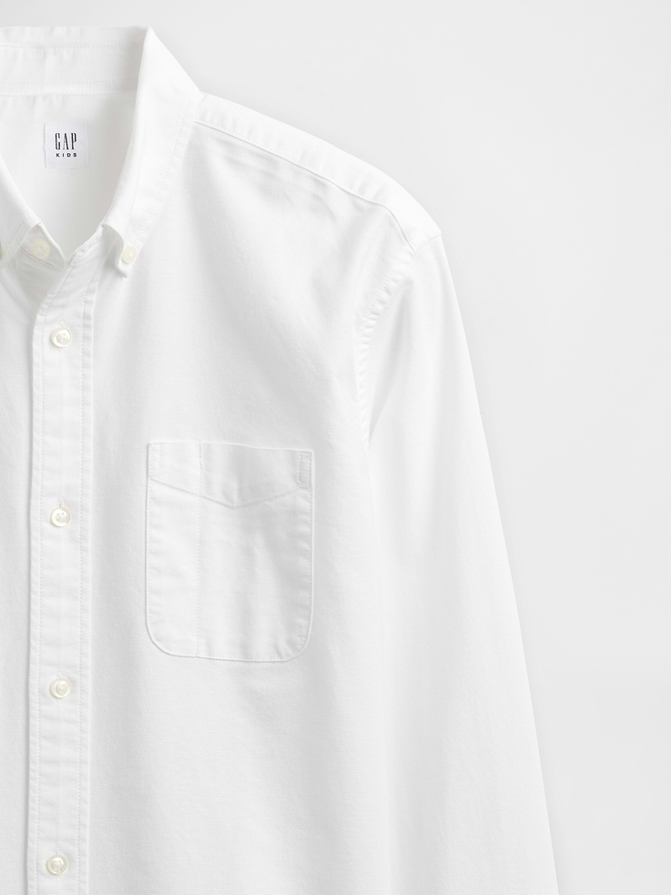 Image number 5 showing, Kids Uniform Relaxed Oxford Shirt