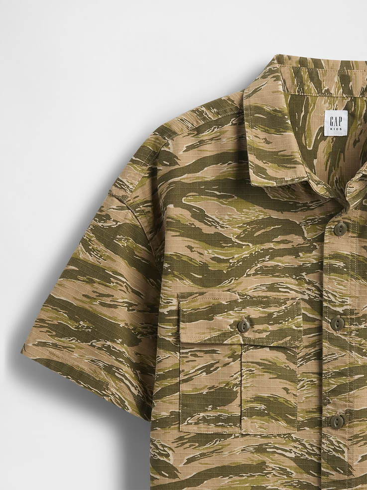 L'image numéro 5 présente Chemise utilitaire en tissu indéchirable pour Enfant