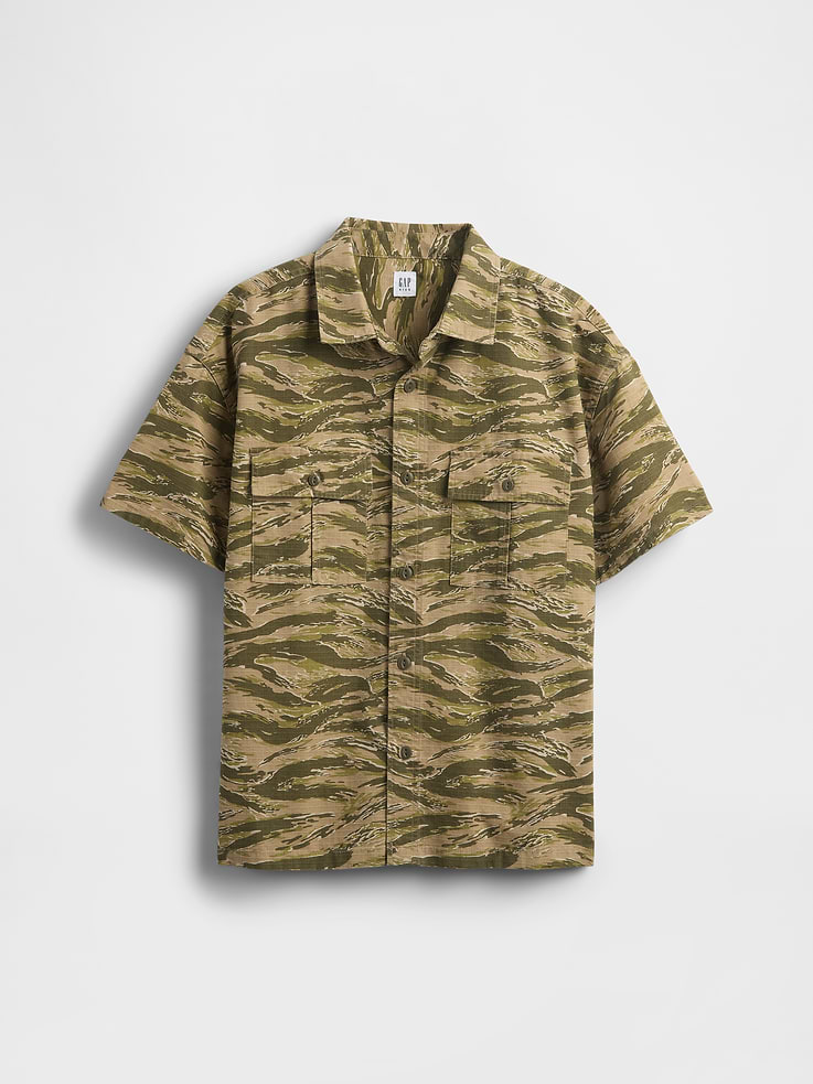 L'image numéro 2 présente Chemise utilitaire en tissu indéchirable pour Enfant