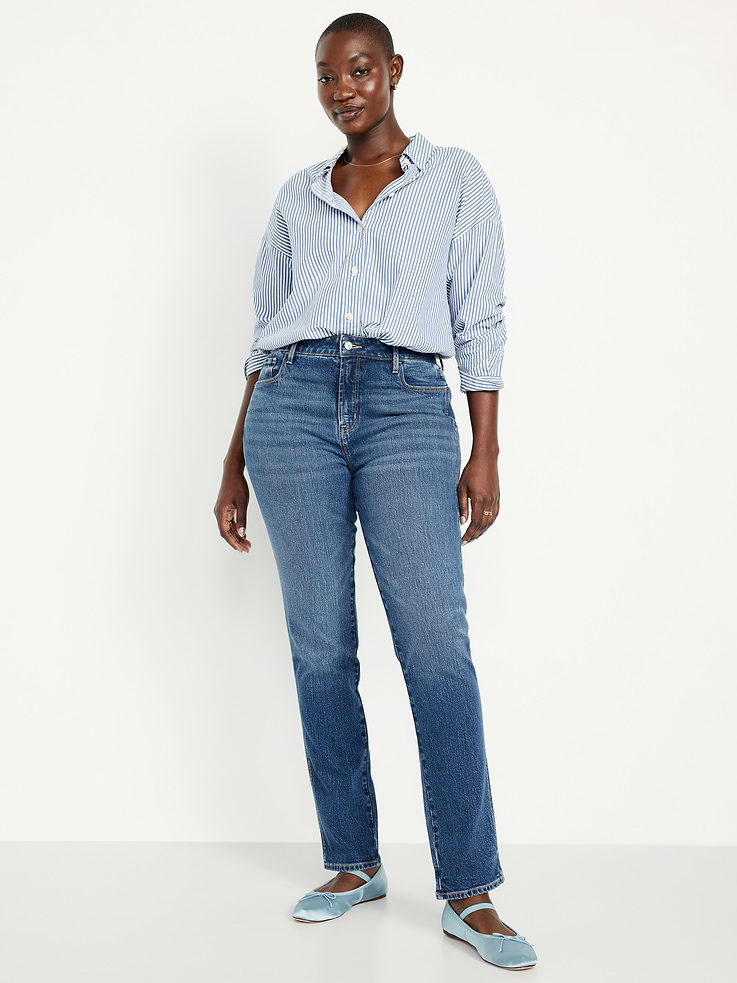 Image number 5 showing, High-Waisted Vintage Slim Jeans