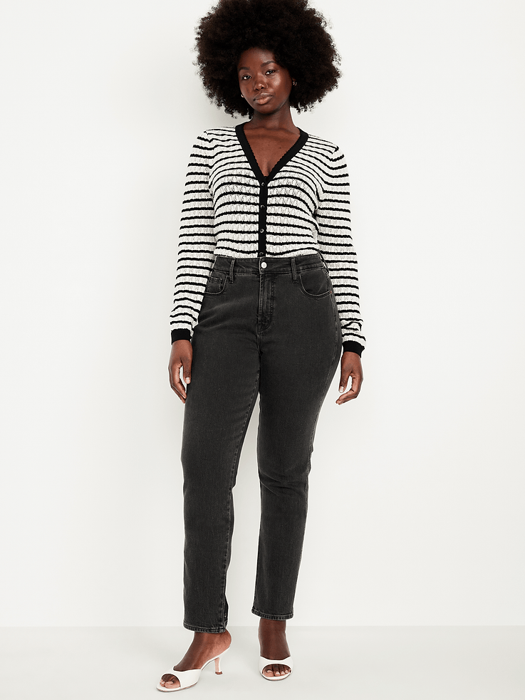 Image number 4 showing, Curvy High-Waisted Vintage Slim Jeans
