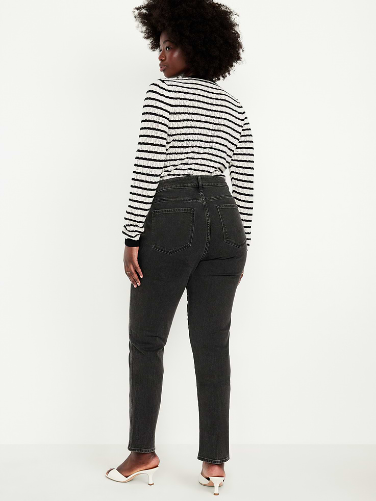Image number 5 showing, Curvy High-Waisted Vintage Slim Jeans