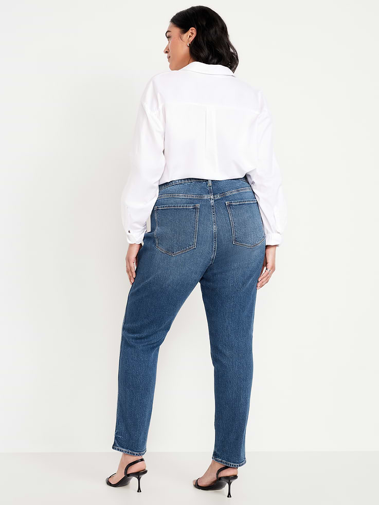 Image number 8 showing, High-Waisted Vintage Slim Jeans