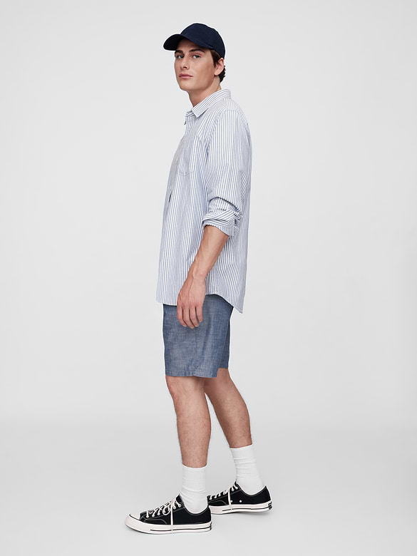 9" Essential Khaki Shorts