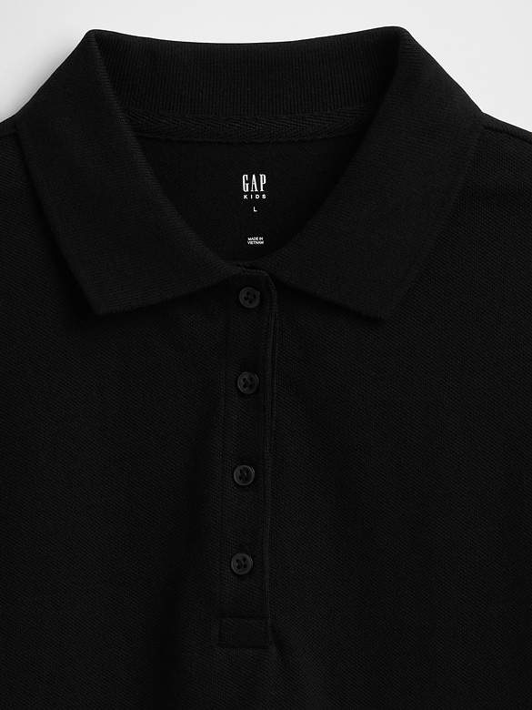 Kids Uniform Stretch Pique Polo Shirt