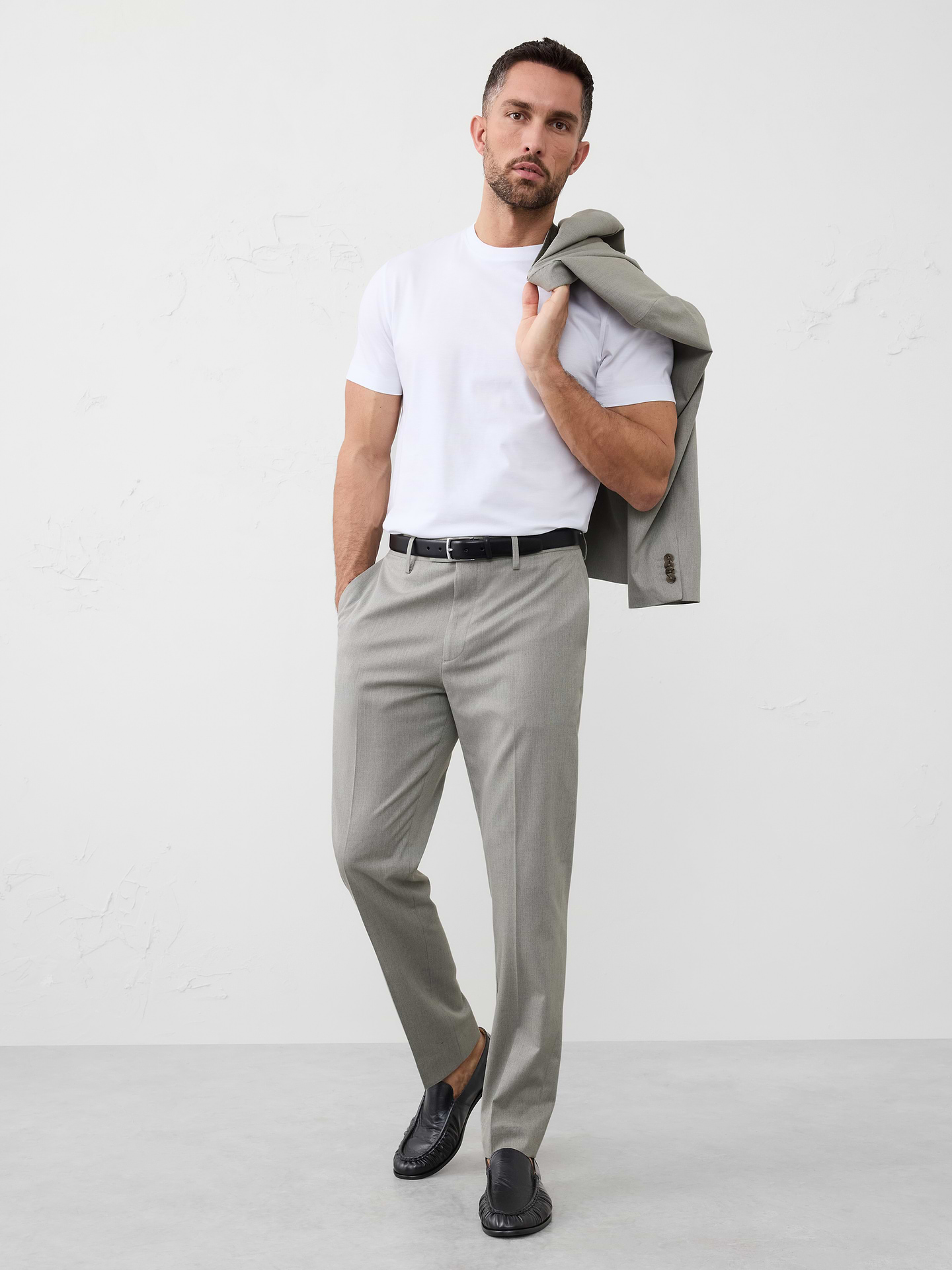 Image number 1 showing, Sharkskin Suit Trouser