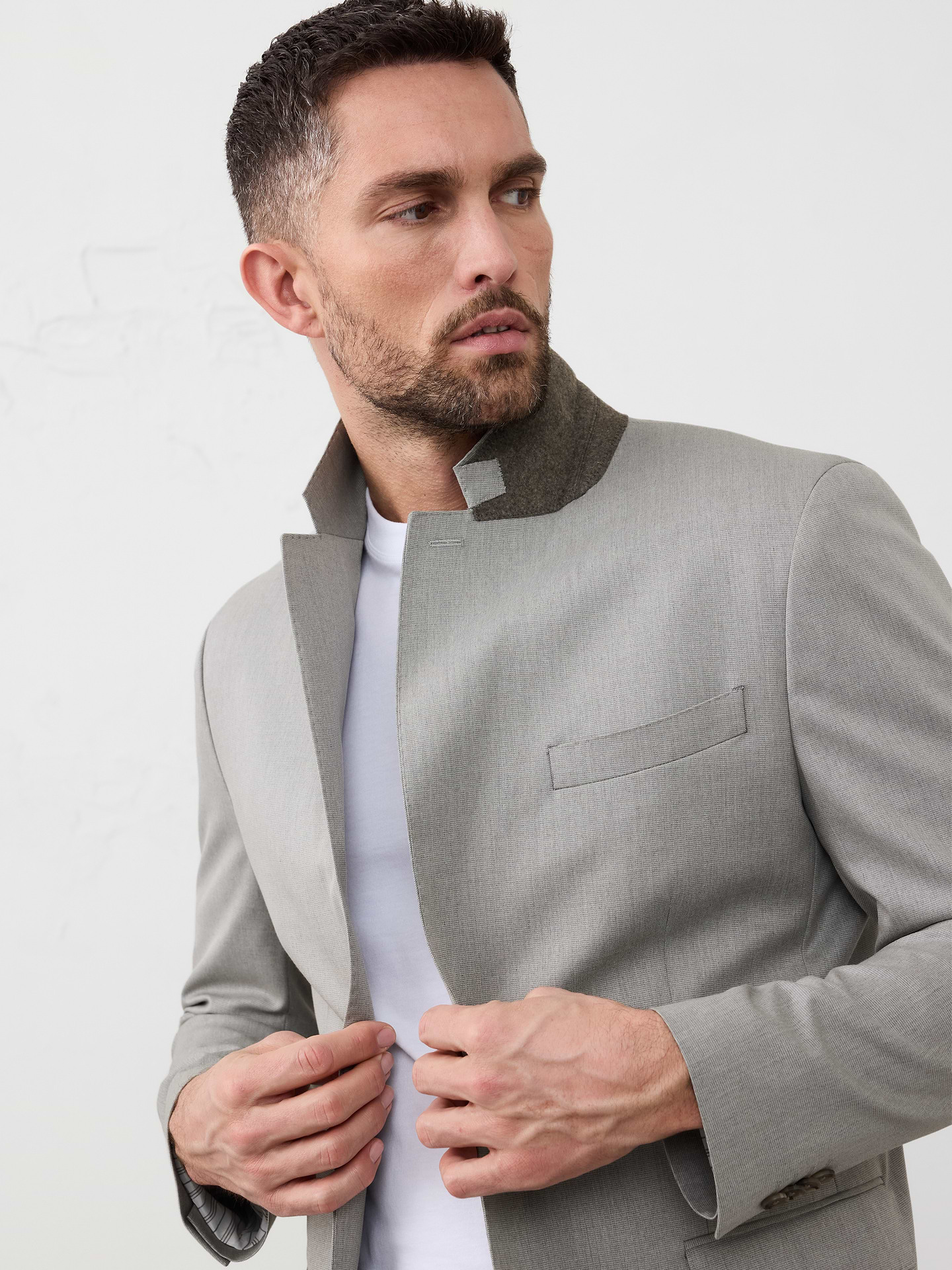 Image number 3 showing, Sharkskin Suit Jacket