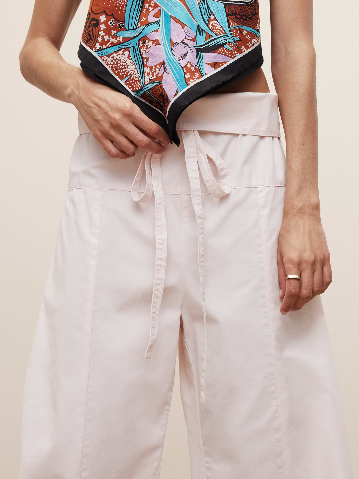 Image number 5 showing, The White Lotus Oversized Fisherman Pant
