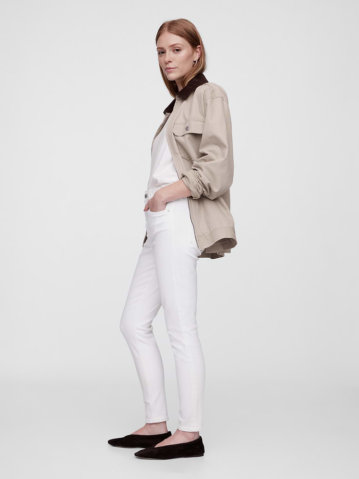Image number 3 showing, High Rise Universal Skinny Jeans