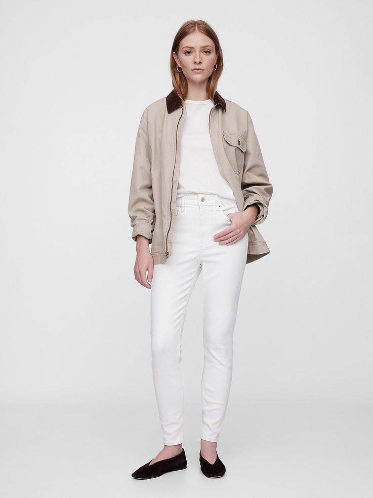 Image number 1 showing, High Rise Universal Skinny Jeans