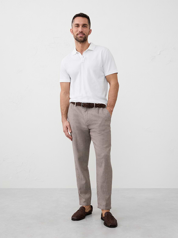 Standard-Fit Pique Polo
