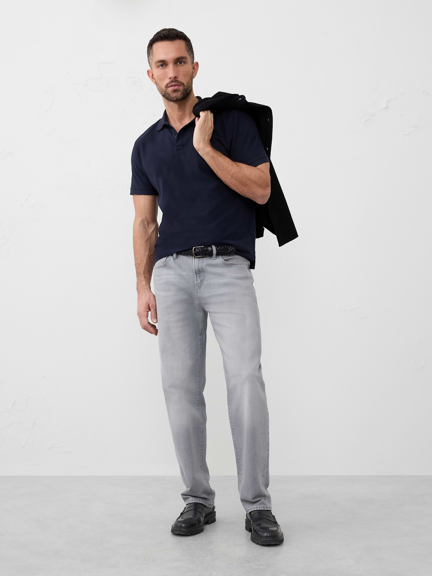 Image number 1 showing, Standard-Fit Pique Polo