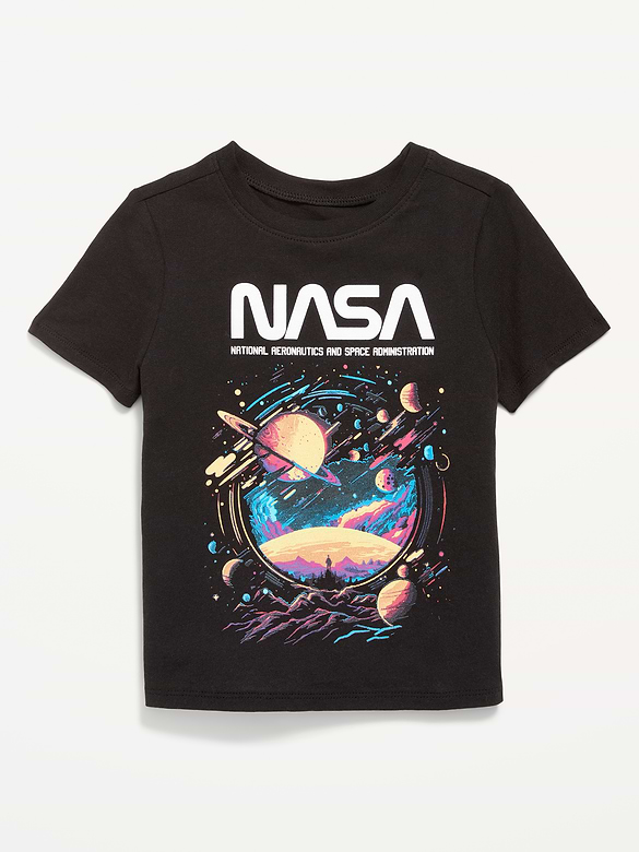 T-shirt à imprimé NASA unisexe pour tout-petit