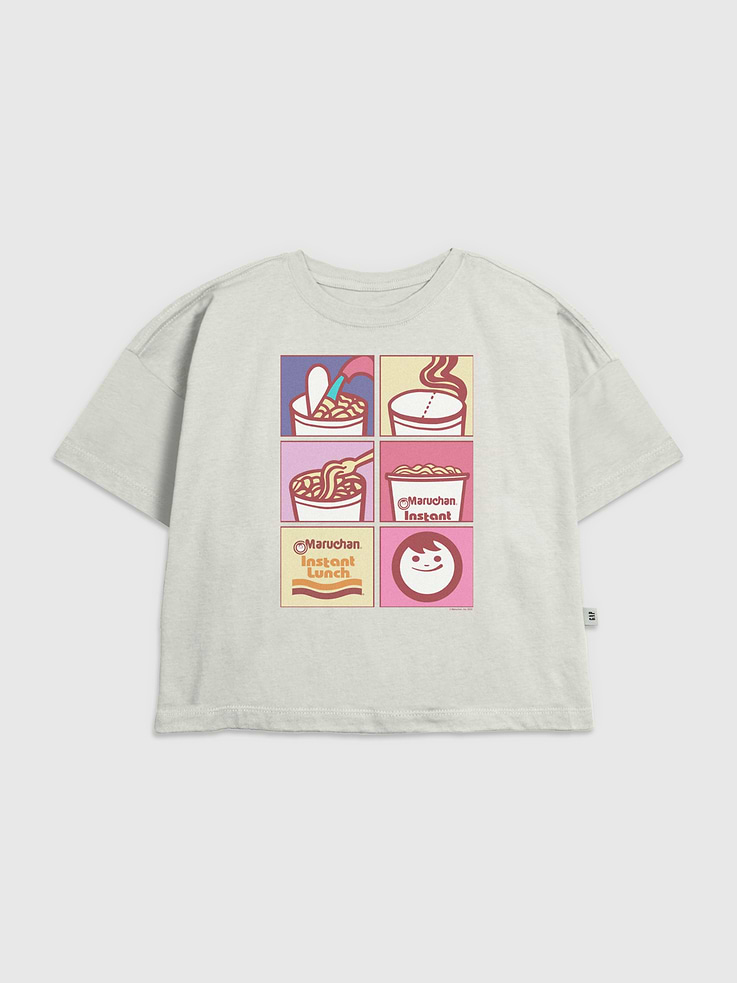 Image number 1 showing, Kids Maruchan Noodle Grid Graphic T-Shirt