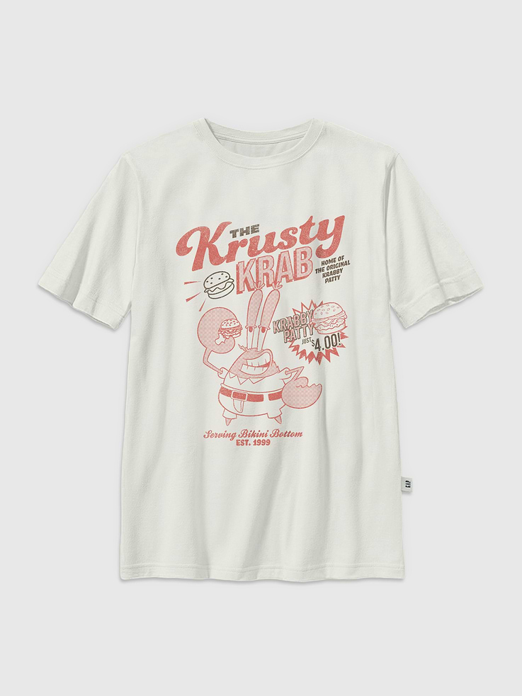 Image number 1 showing, Kids Spongebob Krusty Krab Graphic T-Shirt
