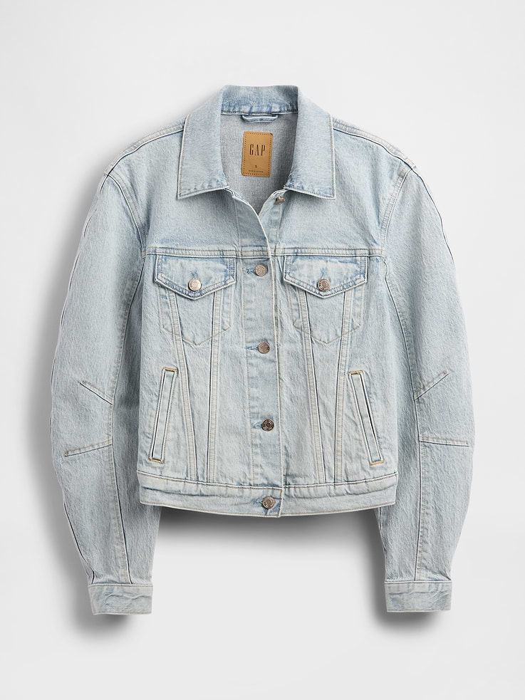Image number 4 showing, Barrel-Sleeve Icon Denim Jacket
