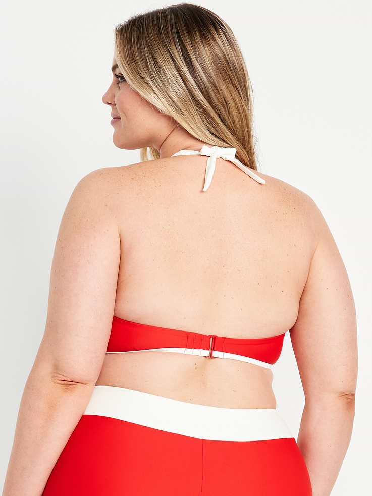 Image 8 of 9, Matte Halter Swim Top