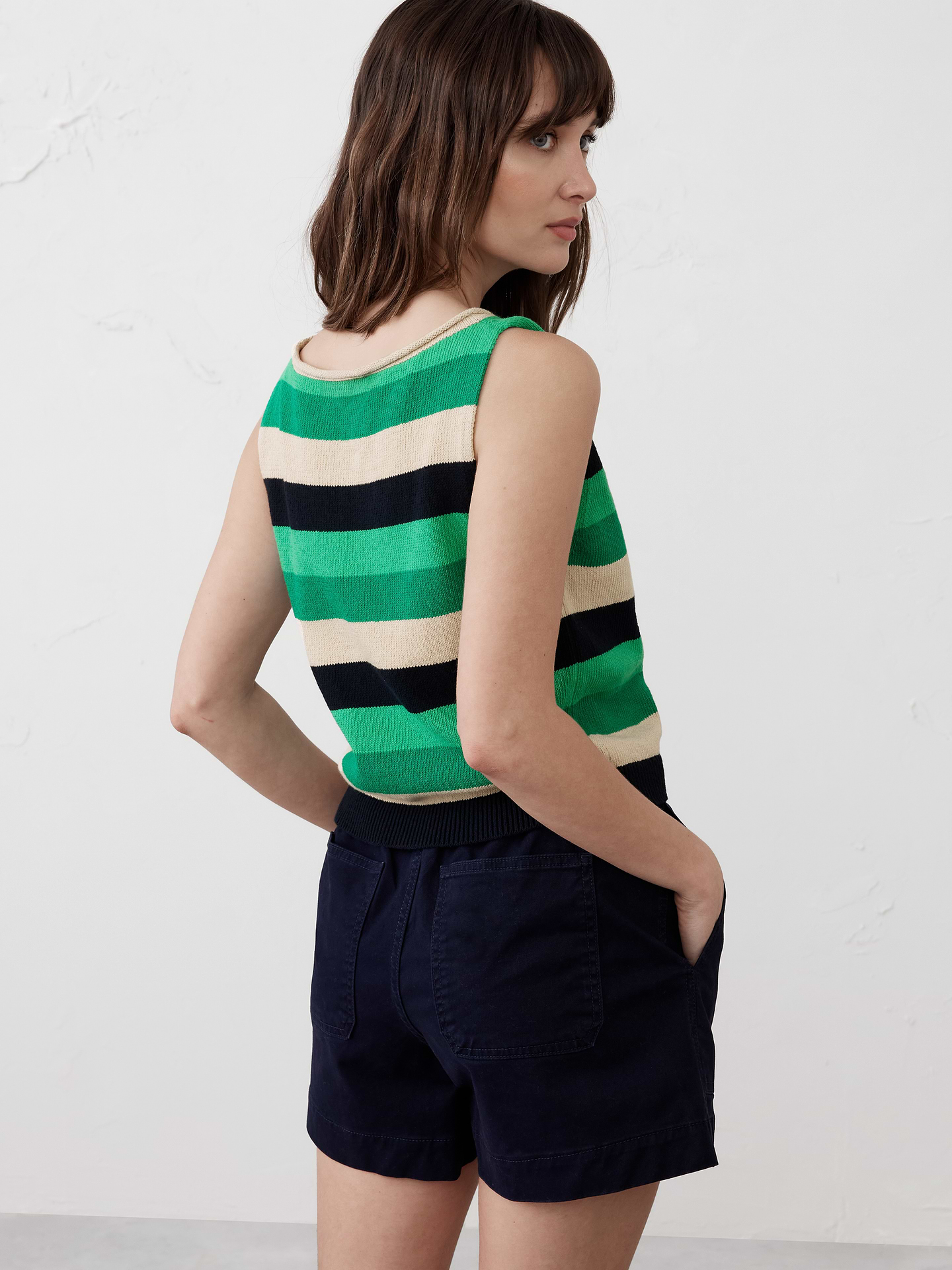 Image number 5 showing, Cropped Boatneck Sweater Shell