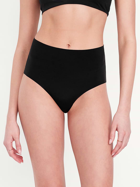 High-Waisted No-Show Brief Underwear 6-Pack