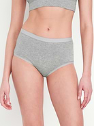 Image number 2 showing, High-Waisted Everyday Brief Cotton Underwear 6-Pack