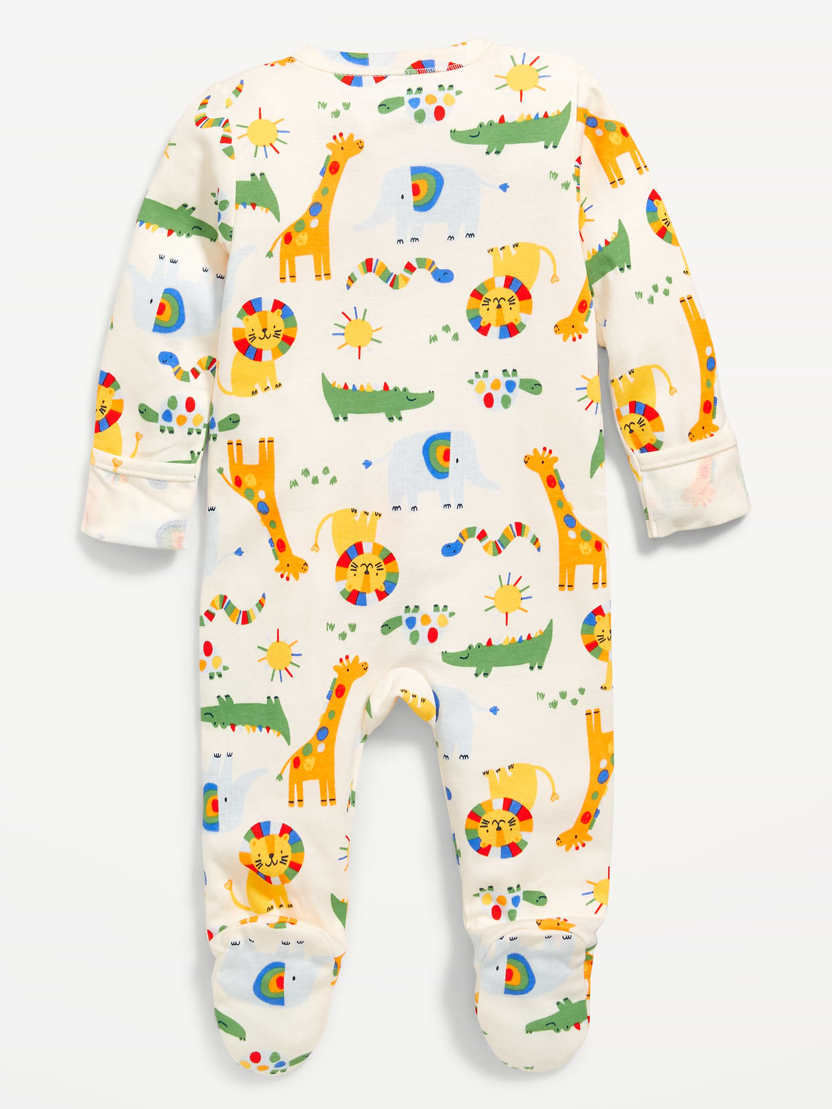Image number 2 showing, 2-Way-Zip Sleep & Play Footed One-Piece for Baby