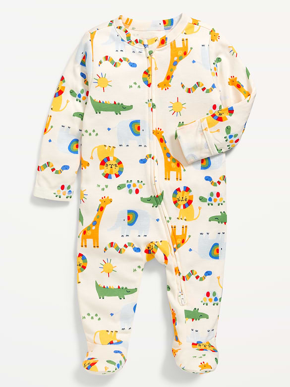 2-Way-Zip Sleep & Play Footed One-Piece for Baby