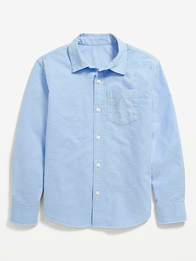 Image number 2 showing, Lightweight Oxford School Uniform Shirt for Boys