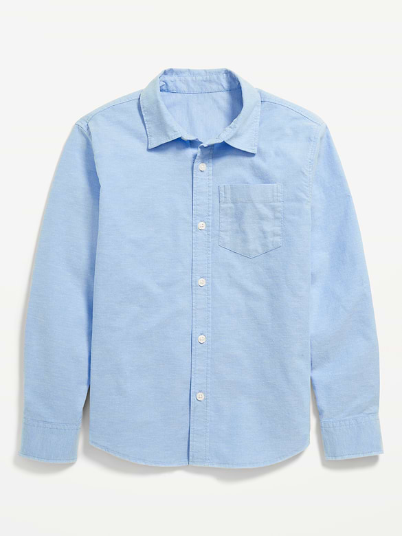 Chemise d’uniforme oxford légère pour garçon