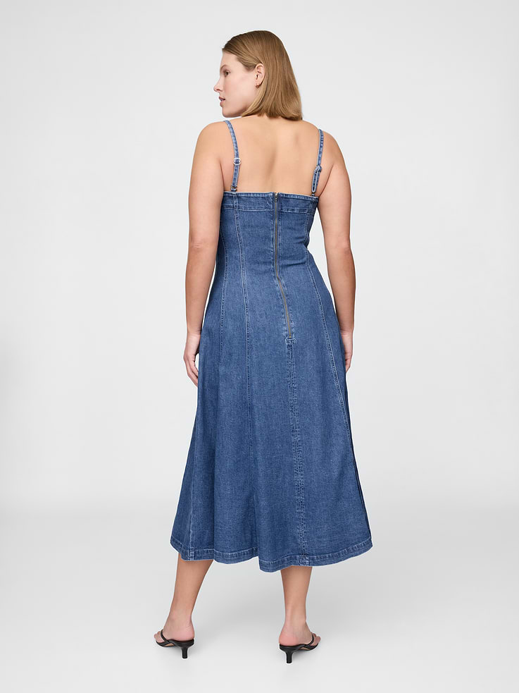 Image number 6 showing, Denim Midi Dress