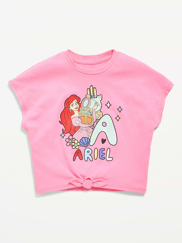 Disney© Graphic Tie-Knot T-Shirt for Toddler Girls