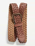 Image number 1 showing, Braided Faux-Leather Belt for Men