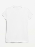 L'image numéro 3 présente Polo d’uniforme scolaire en tricot de jersey pour fille