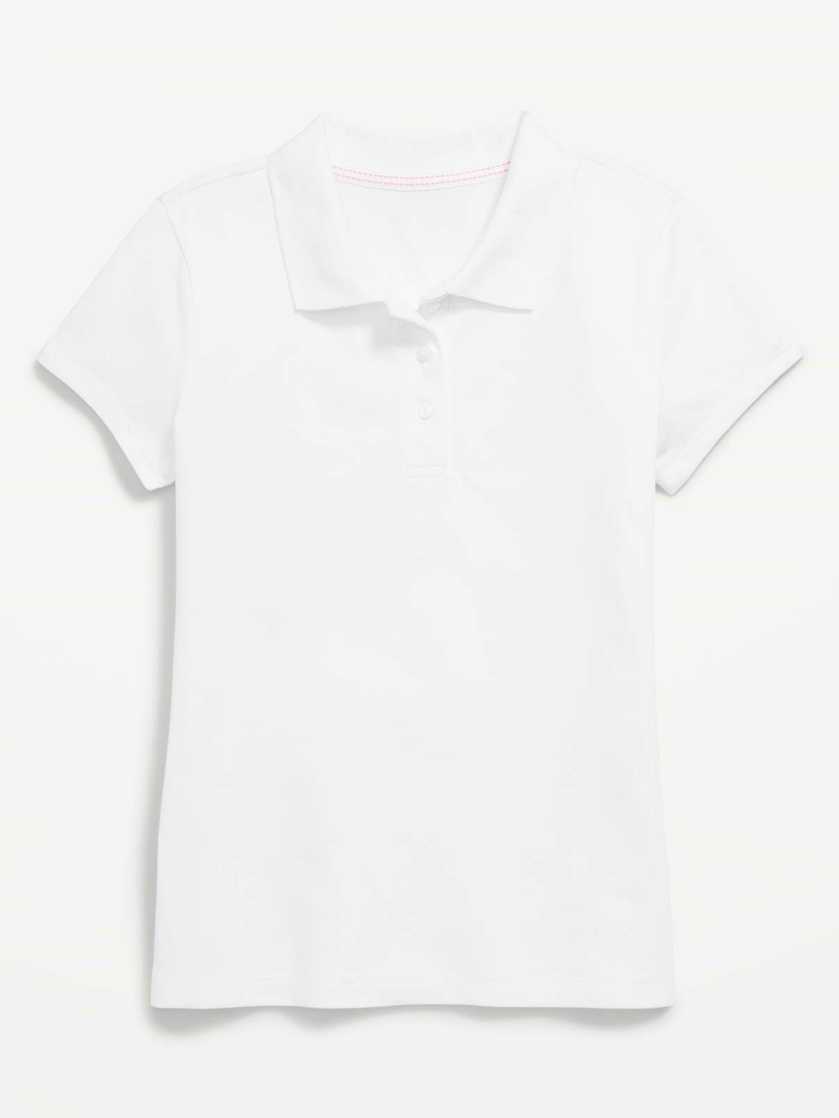 L'image numéro 2 présente Polo d’uniforme scolaire en tricot de jersey pour fille