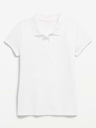 L'image numéro 2 présente Polo d’uniforme scolaire en tricot de jersey pour fille