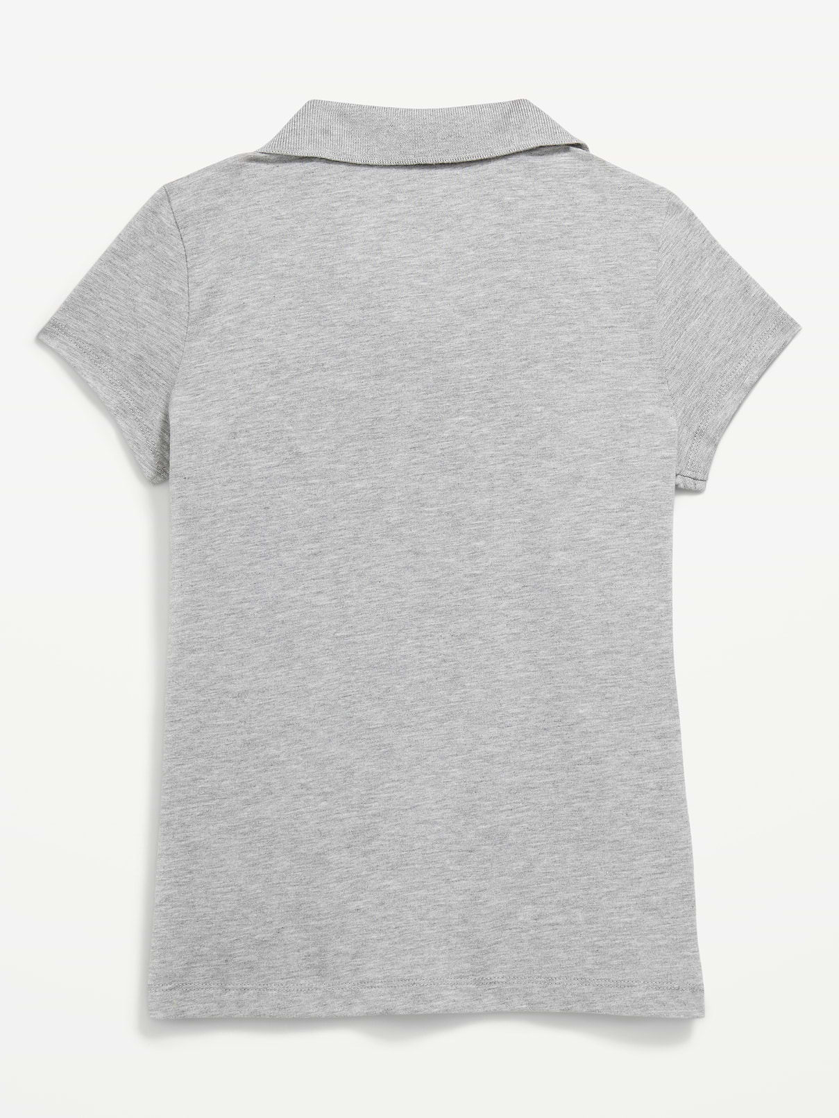 Image number 3 showing, School Uniform Jersey-Knit Polo Shirt for Girls