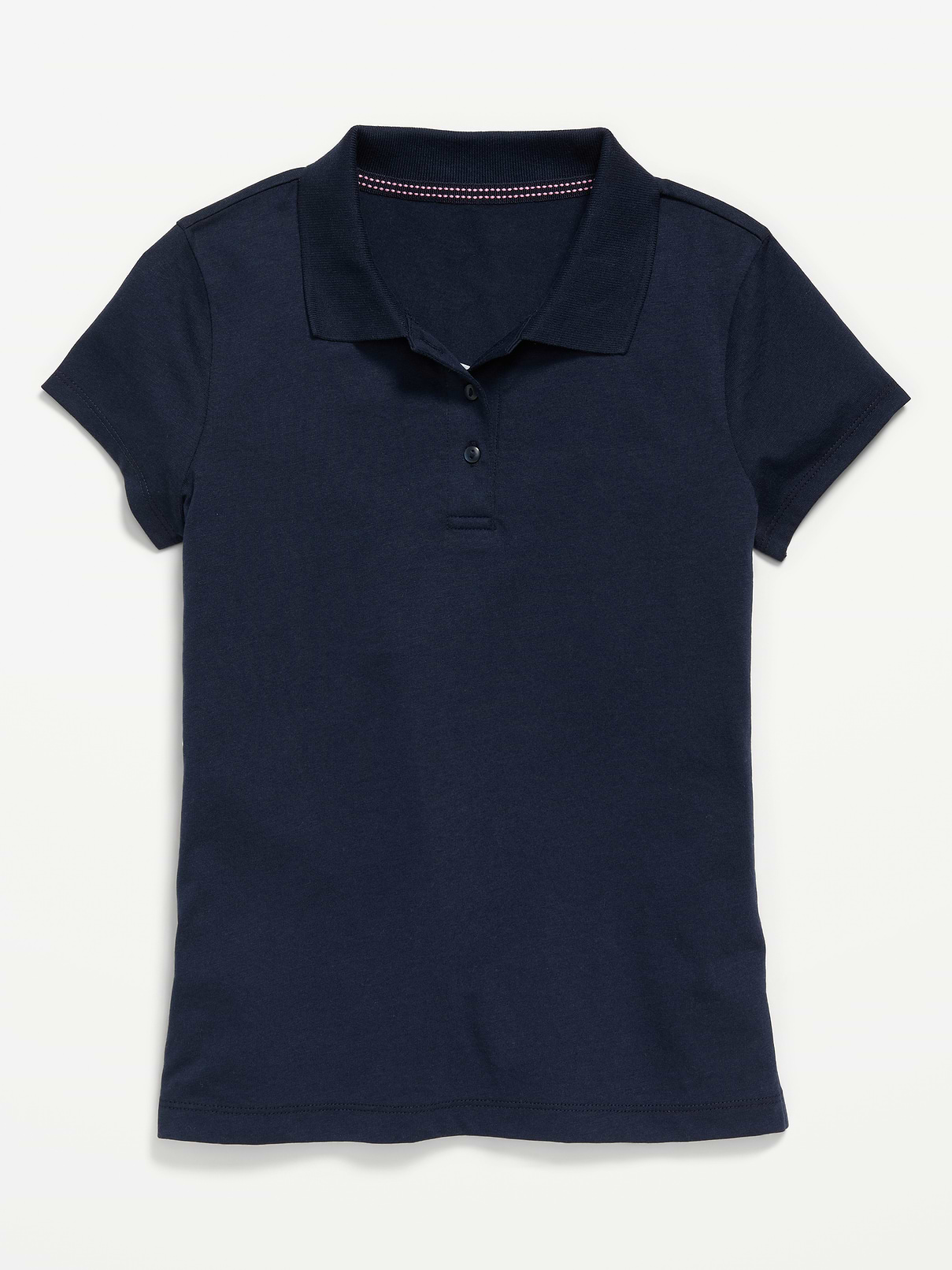 Image number 2 showing, School Uniform Jersey-Knit Polo Shirt for Girls