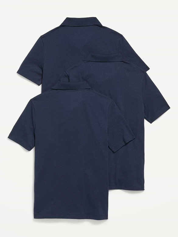 School Uniform Polo Shirt 3-Pack for Boys