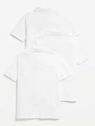 Image number 2 showing, School Uniform Polo Shirt 3-Pack for Boys