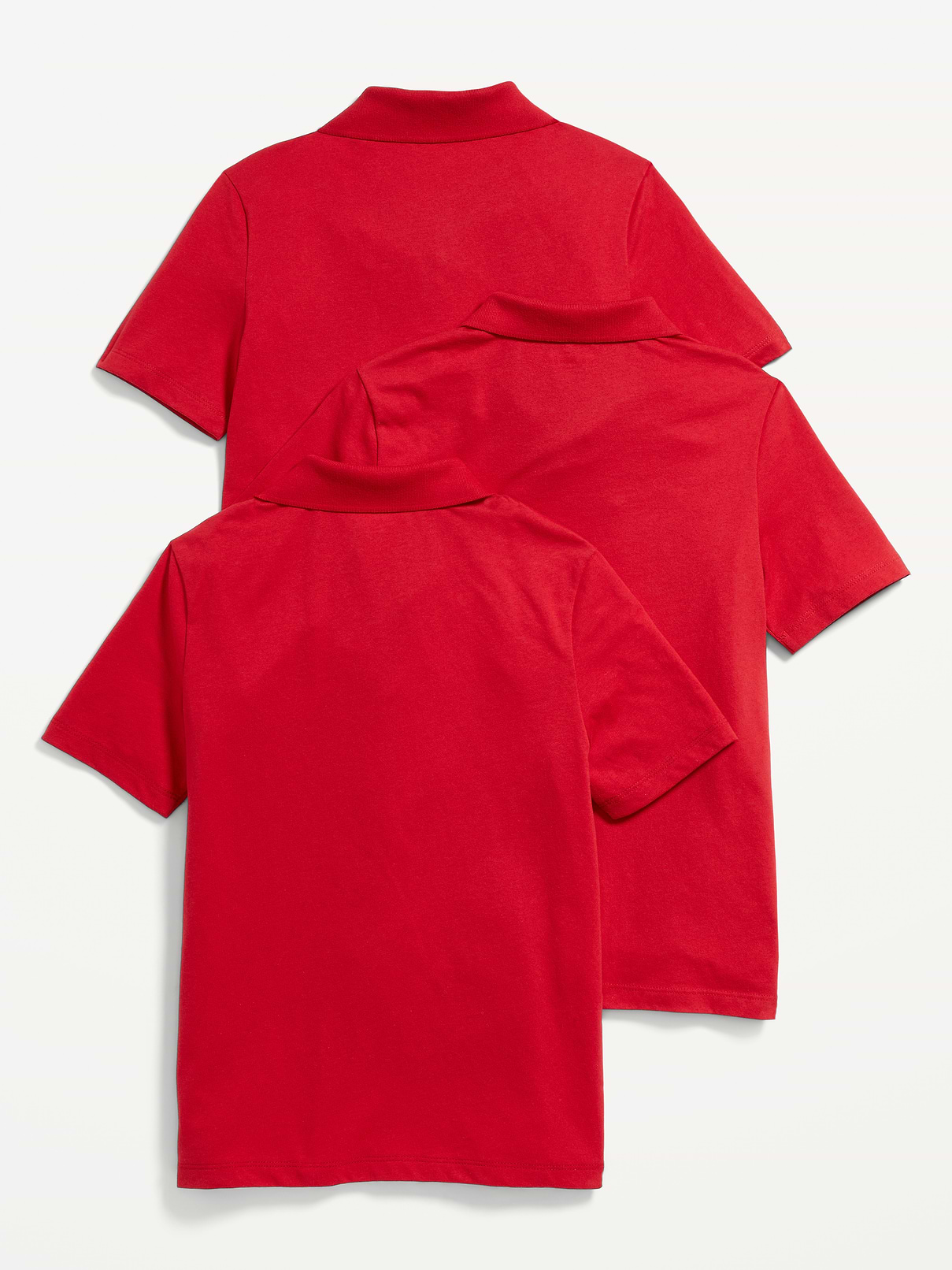 Image number 2 showing, School Uniform Polo Shirt 3-Pack for Boys