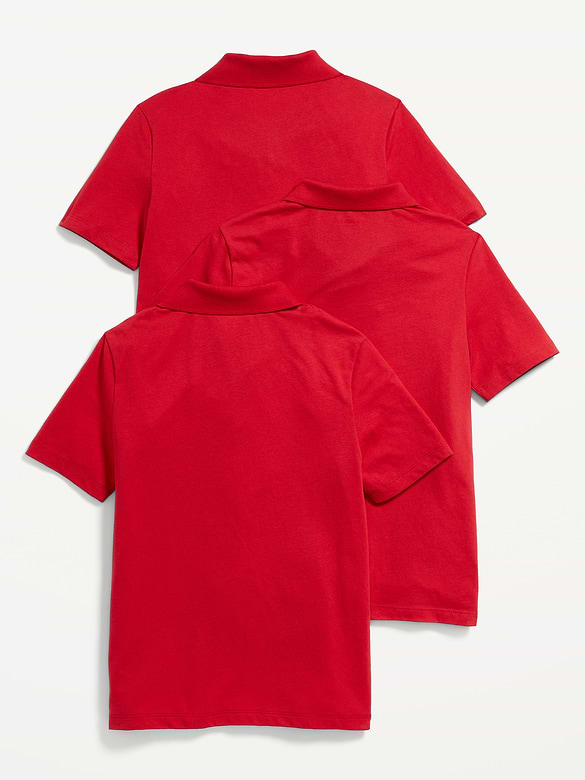 School Uniform Polo Shirt 3-Pack for Boys