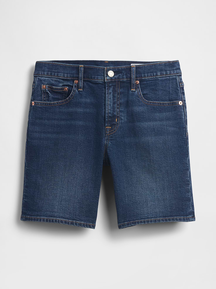 Image number 7 showing, 5" Mid Rise Denim Girlfriend Shorts