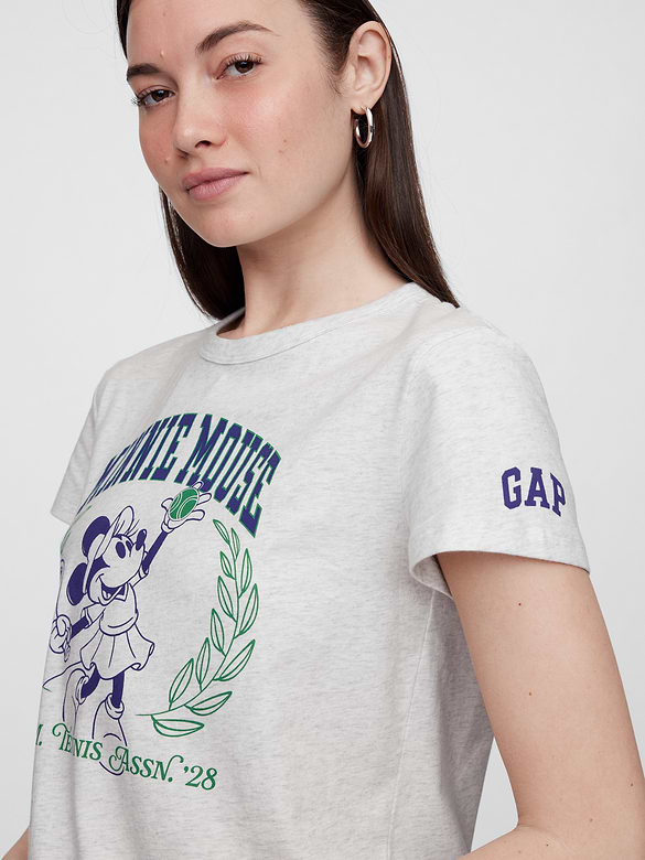 Gap × Disney Minnie Mouse Shrunken Graphic T-Shirt