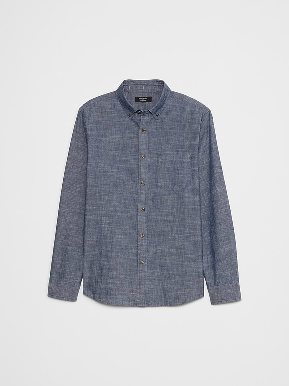 Slim-Fit Softwash Cotton Shirt
