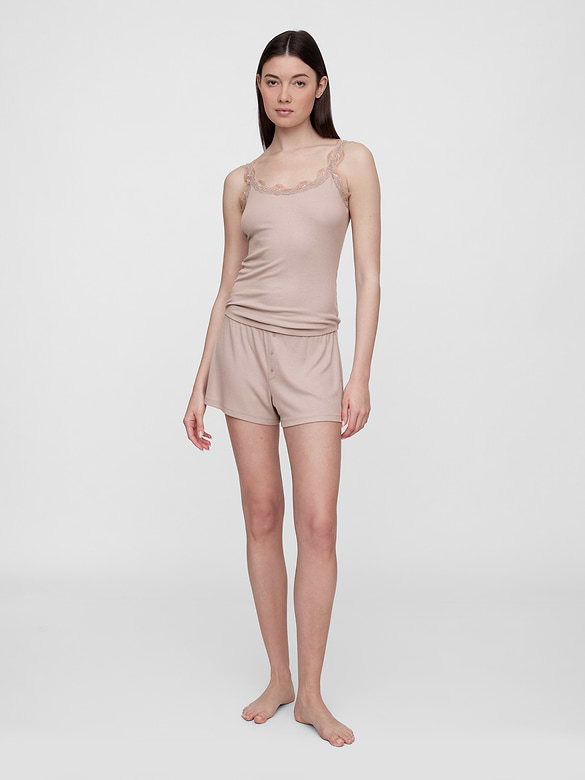TENCEL™ Ribbed PJ Shorts
