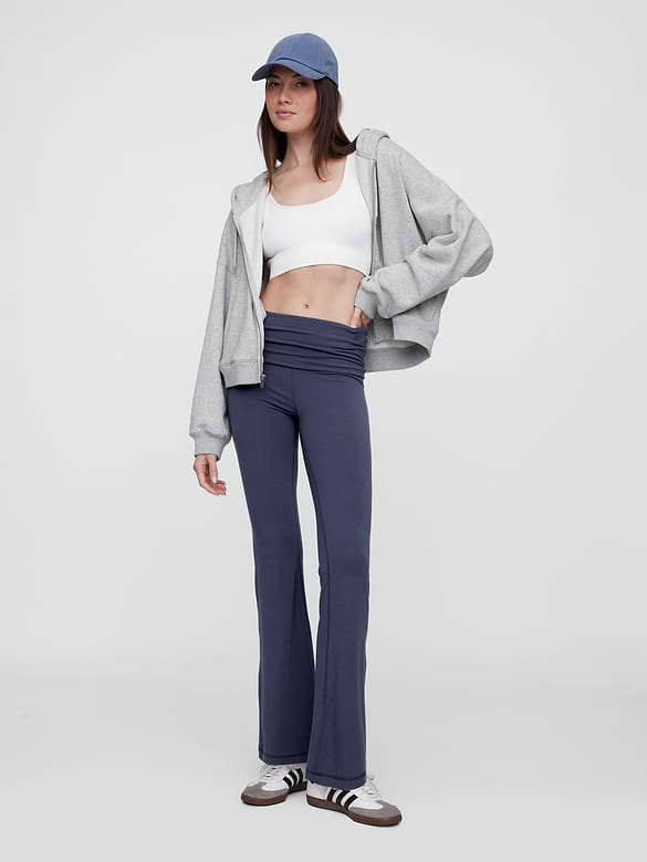 Foldover Flare Leggings