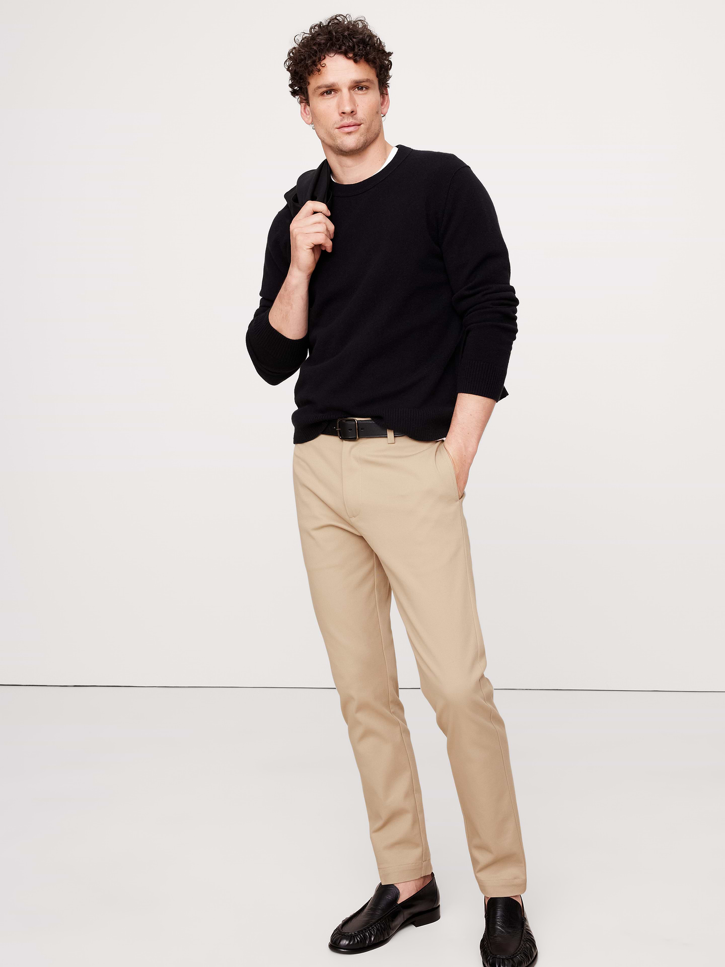 Image number 1 showing, Slim Italian-Stretch Chino