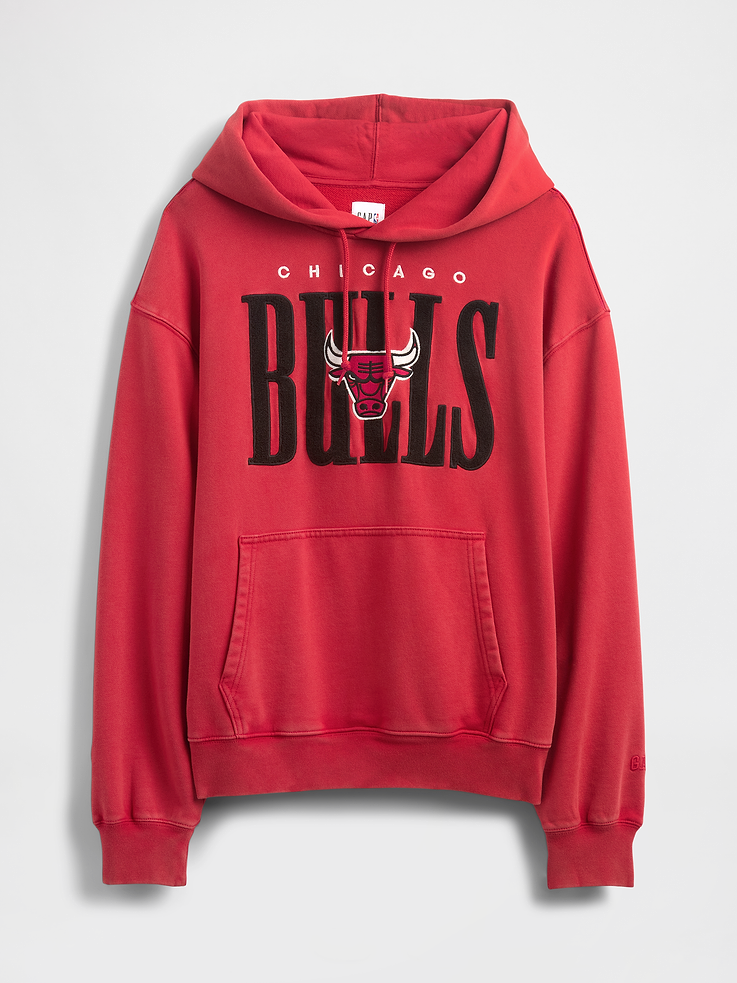 Image 7 of 8, NBA Chicago Bulls Logo Heavyweight Hoodie